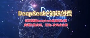 如何使用DeepSeek在知识付费赛道价值变现,引流+变现全流程-无痕资源库